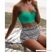 Summer High Waist Bikinis QIQIU 2019 Womens Retro Beachewear Bikini Set Fashion Swimwear Female Swimsuit Mint green B07ML45KZ2